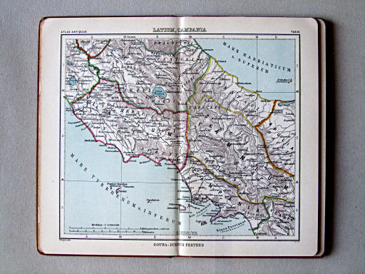 Perthes' Atlas antiquus (ca. 1908)
15. Latium, Campania