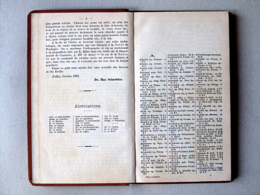 Perthes' Atlas antiquus (1895)
Frans voorwoord, register / French preface, index