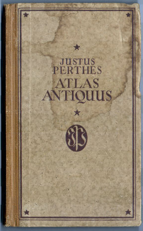 Perthes Atlas antiquus (ca. 1943)
Voorkant band (Duitse uitgave) / Front cover (German version)