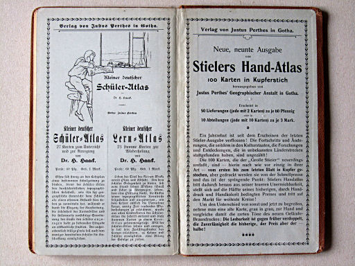 Perthes' Staatsbürger-Atlas (1904)
Schutblad achterin / Rear endpaper