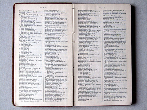 Perthes' Staatsbürger-Atlas (1904)
Register / Index