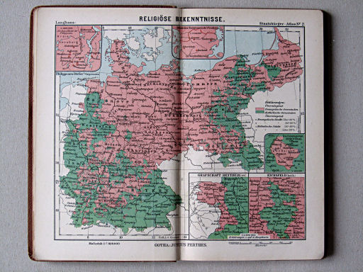 Perthes' Staatsbürger-Atlas (1904)
2. Religiöse Bekenntnisse