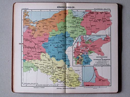 Perthes' Staatsbürger-Atlas (1904)
13. Höhere Schulen (Osten)