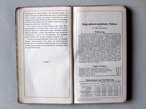 Taschen-Atlas vom Deutschen Reich (1914)
Voorwoord (2), aantekeningen / Preface (2), notes