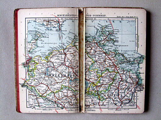 Taschen-Atlas vom Deutschen Reich (1914)
2. Mecklenburg u. Vor-Pommern
