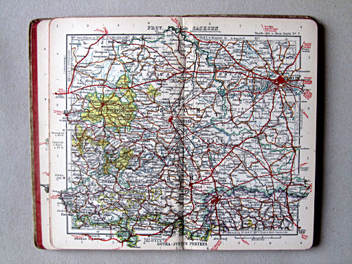 Taschen-Atlas vom Deutschen Reich (1914)
7. Prov. Sachsen