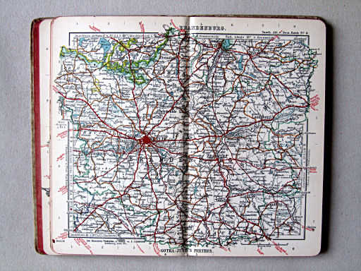 Taschen-Atlas vom Deutschen Reich (1914)
8. Brandenburg
