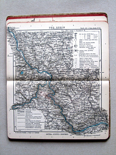 Taschen-Atlas vom Deutschen Reich (1914)
12. Der Rhein von Wiesbaden bis Bonn