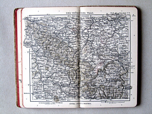 Taschen-Atlas vom Deutschen Reich (1914)
16. Der Thüringer Wald