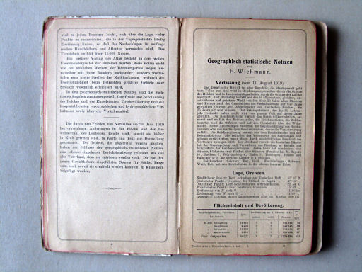 Taschen-Atlas vom Deutschen Reich (1922)
Voorwoord (2), aantekeningen / Preface (2), notes