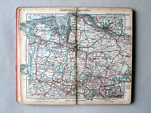 Taschen-Atlas vom Deutschen Reich (1922)
6. Hannover u. Oldenburg