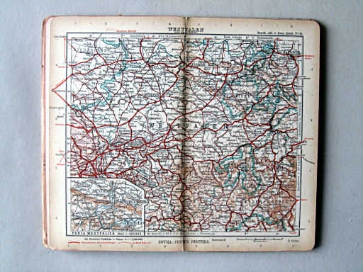 Taschen-Atlas vom Deutschen Reich (1922)
10. Westfalen