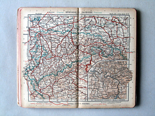 Taschen-Atlas vom Deutschen Reich (1922)
17. Ehemal. Königreich Sachsen, Freistaat