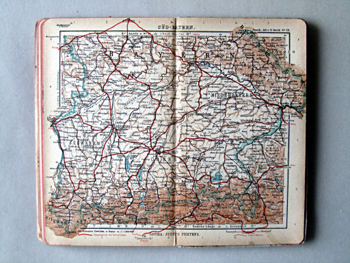 Taschen-Atlas vom Deutschen Reich (1922)
23. Süd-Bayern