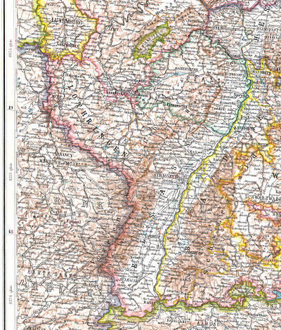 Stielers Hand-Atlas, 9. Aufl. (1907)
9-12. Das Deutsche Reich in 4 Blättern (C. Vogel)
