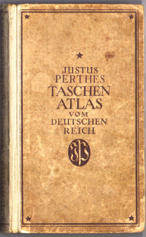 Taschen-Atlas vom Deutschen Reich, 1938
Voorkant band