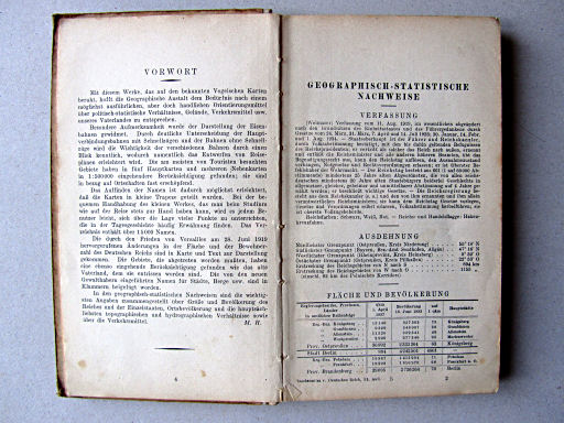 Taschen-Atlas vom Deutschen Reich (1938)
Voorwoord, informatie / Preface, information