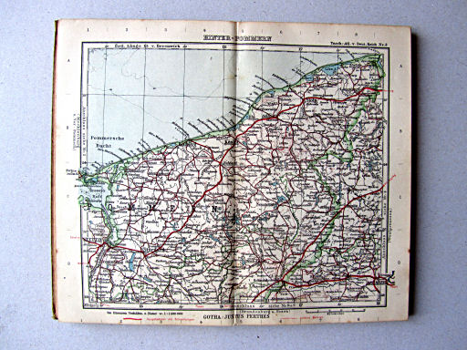 Taschen-Atlas vom Deutschen Reich (1938)
3. Hinter-Pommern
