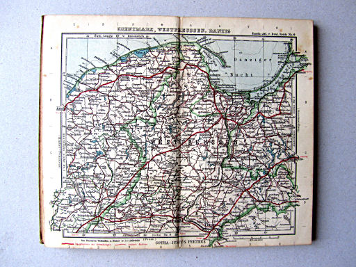 Taschen-Atlas vom Deutschen Reich (1938)
4. Grenzmark, Westpreussen, Danzig