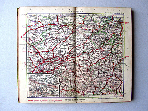 Taschen-Atlas vom Deutschen Reich (1938)
10. Westfalen