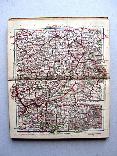 Taschen-Atlas vom Deutschen Reich (1938)
13. Hessische Lande