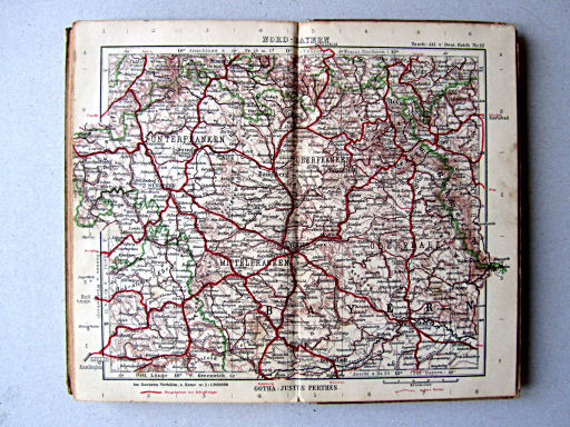 Taschen-Atlas vom Deutschen Reich (1938)
22. Nord-Bayern