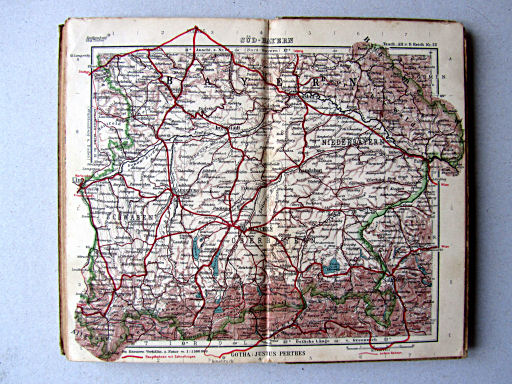 Taschen-Atlas vom Deutschen Reich (1938)
23. Süd-Bayern