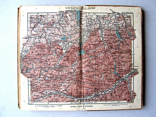 Taschen-Atlas vom Deutschen Reich (1938)
24. Die Bayrischen Alpen