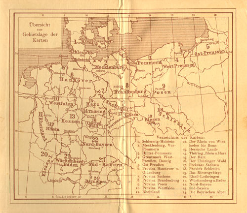Taschenatlas vom Deutschen Reich
Hamburger Fremdenblatt [1927]
Schutblad voorin / Front endpaper