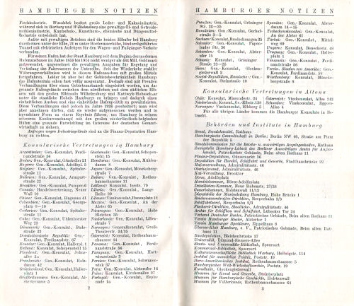 Taschenatlas vom Deutschen Reich
Hamburger Fremdenblatt [1927]
Informatie over Hamburg(2) / Information on Hamburg (2)