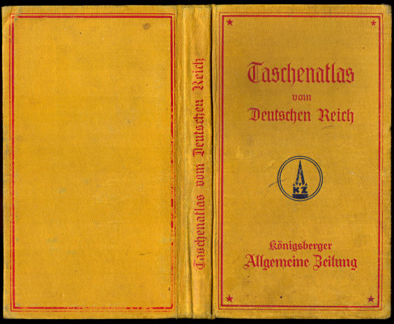 Taschenatlas vom Deutschen Reich
Königsberger Allgemeine Zeitung (1927)
Band / Binding