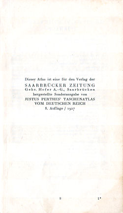 Taschenatlas vom Deutschen Reich
Saarbrücker Zeitung (1927)
Bronvermelding / Acknowledgement