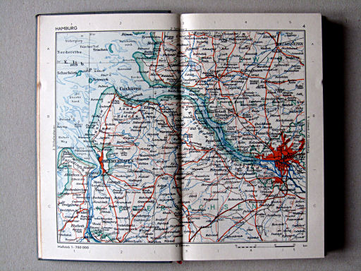 Taschenatlas von Deutschland, 1952
4. Hamburg