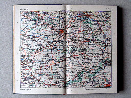 Taschenatlas von Deutschland, 1952
15. Bielefeld