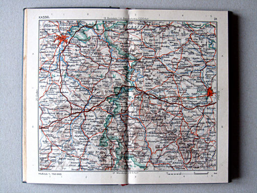 Taschenatlas von Deutschland, 1952
21. Kassel