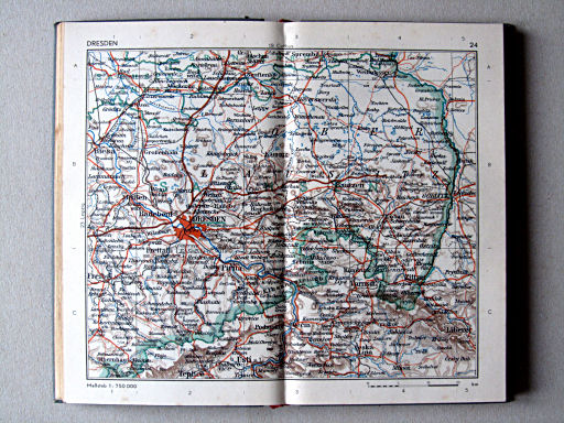 Taschenatlas von Deutschland, 1952
24. Dresden