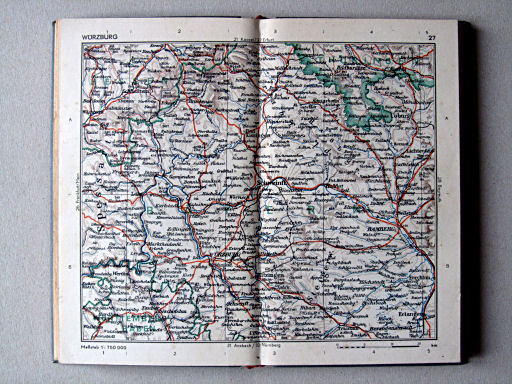 Taschenatlas von Deutschland, 1952
27. Würzburg