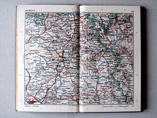 Taschenatlas von Deutschland, 1952
28. Bayreuth