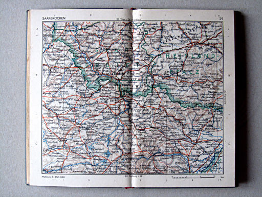 Taschenatlas von Deutschland, 1952
29. Saarbrücken