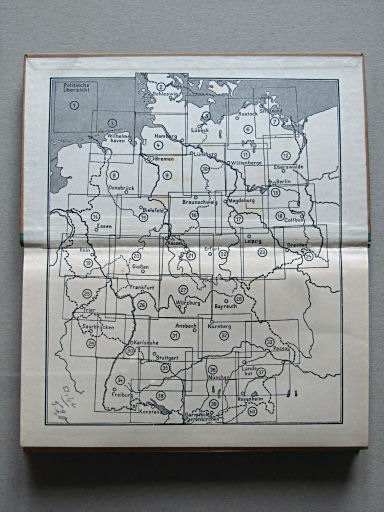 Taschenatlas von Deutschland, 1953
Schutblad voorin / Front endpaper