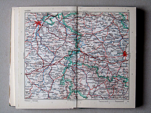 Taschenatlas von Deutschland, 1952
21. Kassel
