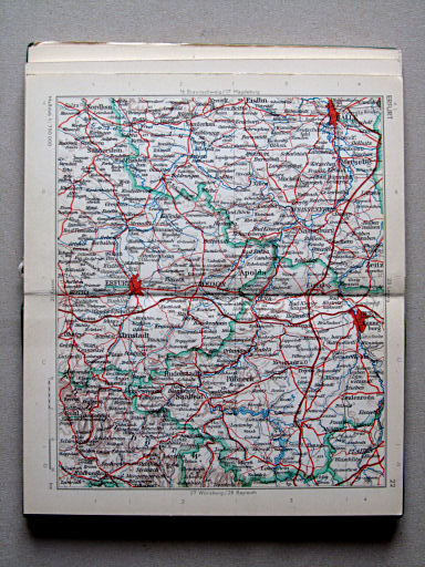 Taschenatlas von Deutschland, 1952
22. Erfurt