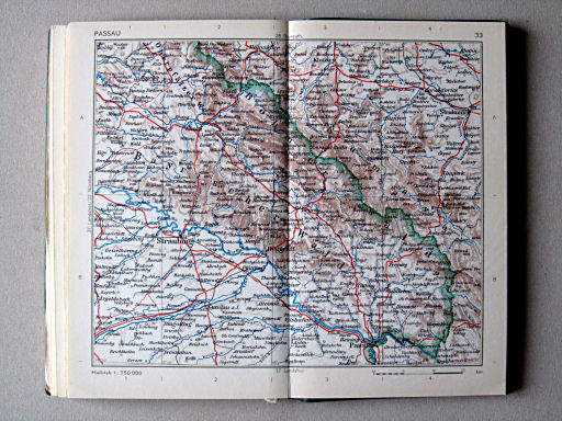 Taschenatlas von Deutschland, 1952
33. Passau