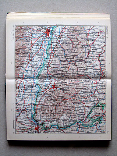 Taschenatlas von Deutschland, 1952
34. Freiburg i. B.