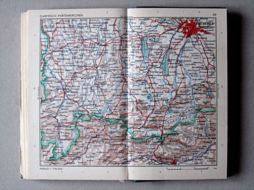 Taschenatlas von Deutschland, 1952
39. Garmisch-Partenkirchen