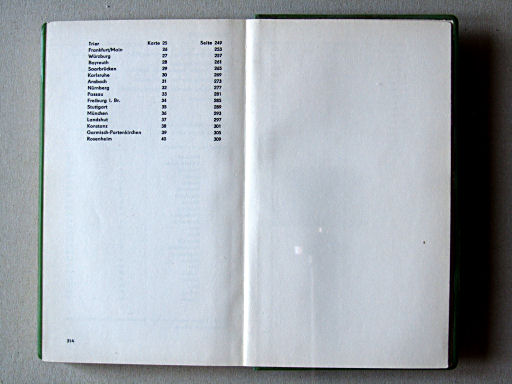 Die beiden deutschen Staaten, 1966
Inhoudsopgave (2) / Table of contents (2)