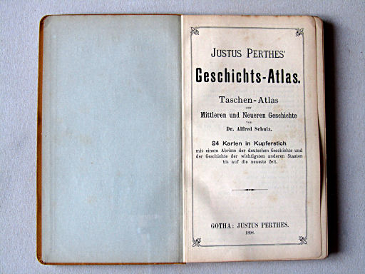 Justus Perthes' Geschichts-Atlas (1898)
Titelpagina / Title page