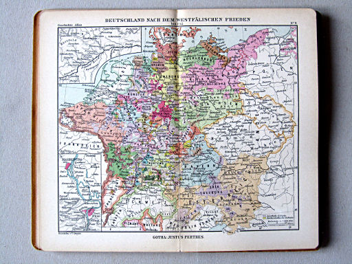 Justus Perthes' Geschichts-Atlas (1898)
9. Deutschland nach dem Westphälischen Frieden bis 1742