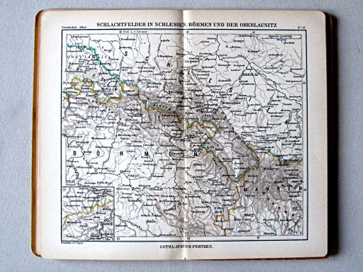 Justus Perthes' Geschichts-Atlas (1898)
12. Die Schlachtfelder von Schlesien, Böhmen und der Oberlausitz