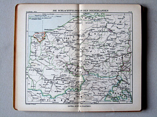 Justus Perthes' Geschichts-Atlas (1898)
13. Die Schlachtfelder in den Niederlanden